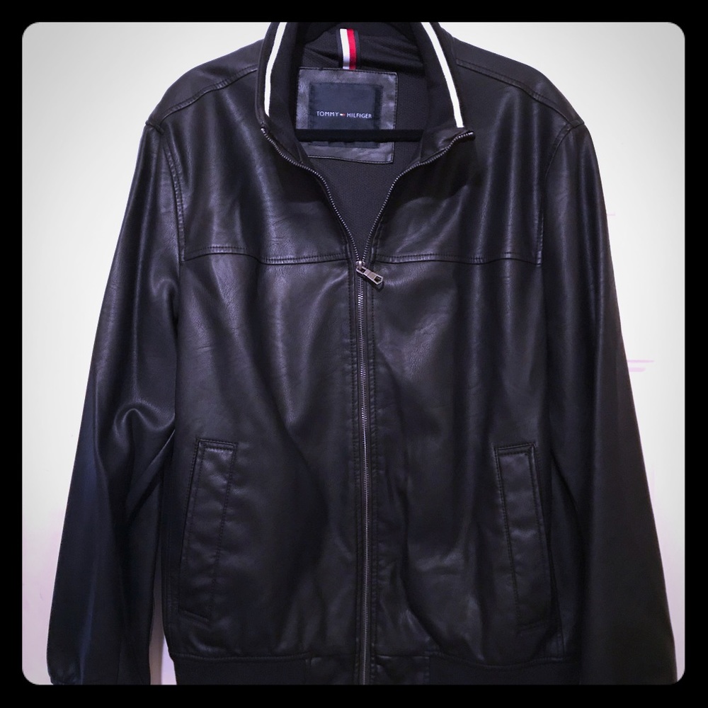 Tommy Hilfiger faux leather jacket